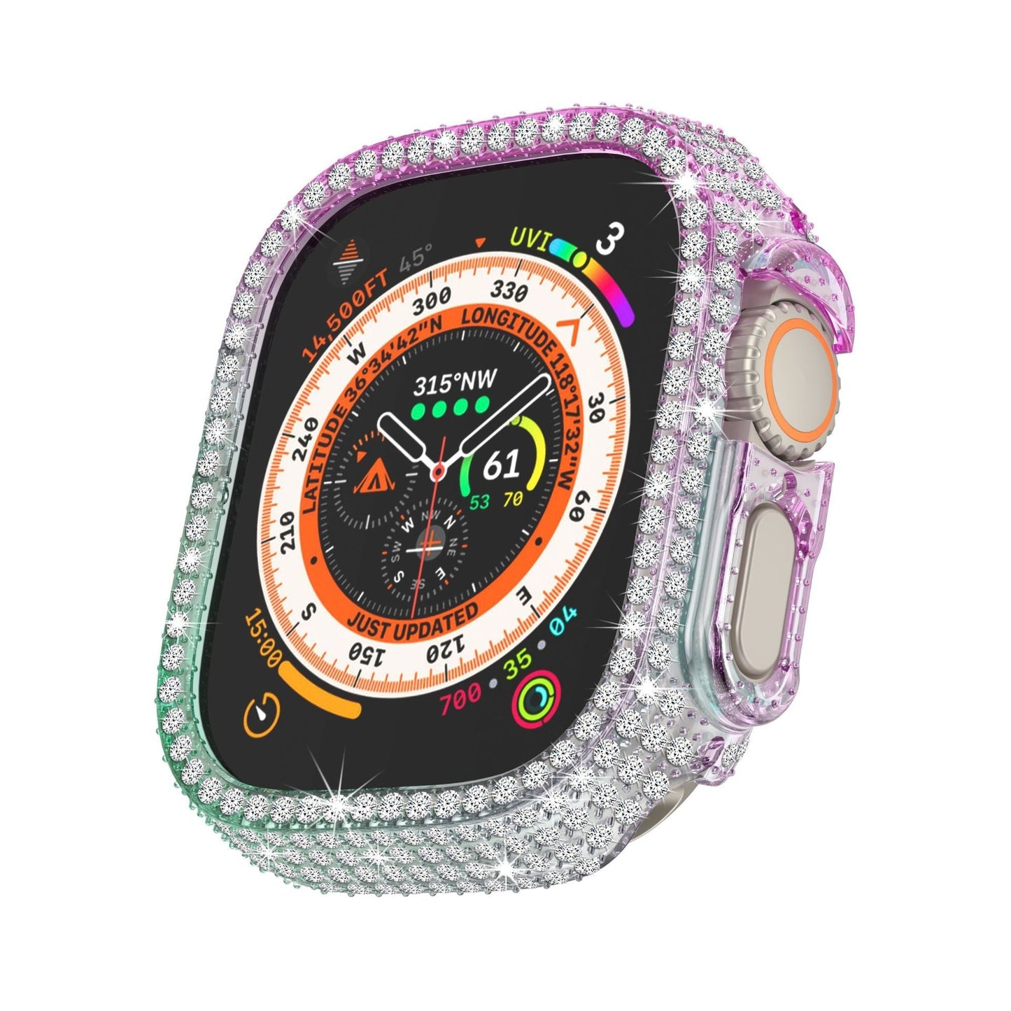Luxury Diamond Cover and Screen Guard for Apple Watch - OutfitLondon