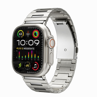 Silver Tone Metal Strap for Apple Watch