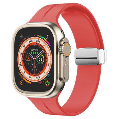 Thin Adjustable Apple Watch Strap With Secure Clasp