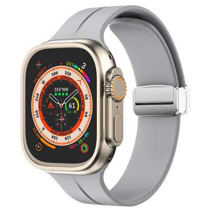 Thin Adjustable Apple Watch Strap With Secure Clasp