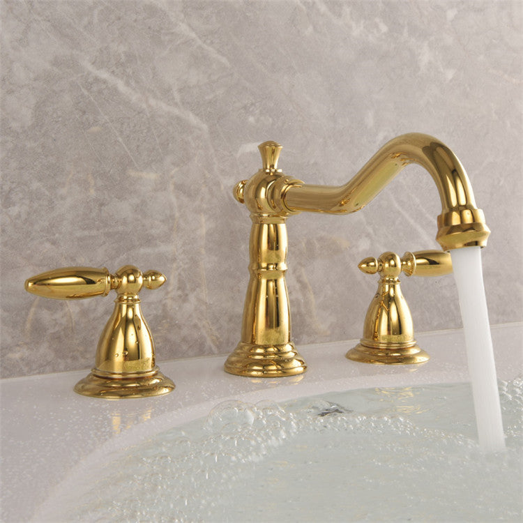 Traditional Double Handle Bathroom Sink Faucet - OutfitLondon