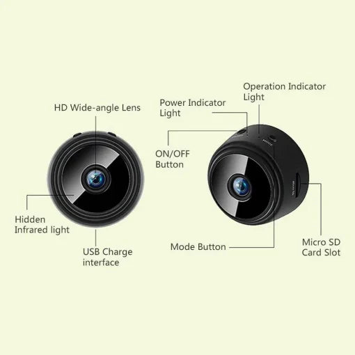 1080P HD Mini Wireless Mini Camera Camcorder WIFI Outdoor Home Security DVR