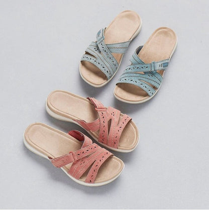 Orthopedic Sandals Women Beach Summer Adjustable Strap Soft Soles