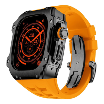 Durable Black Metal Cover for Apple Watch Ultra
