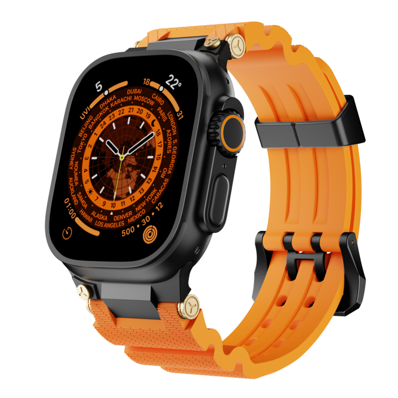 Flexible Rubber Strap For Apple Watch