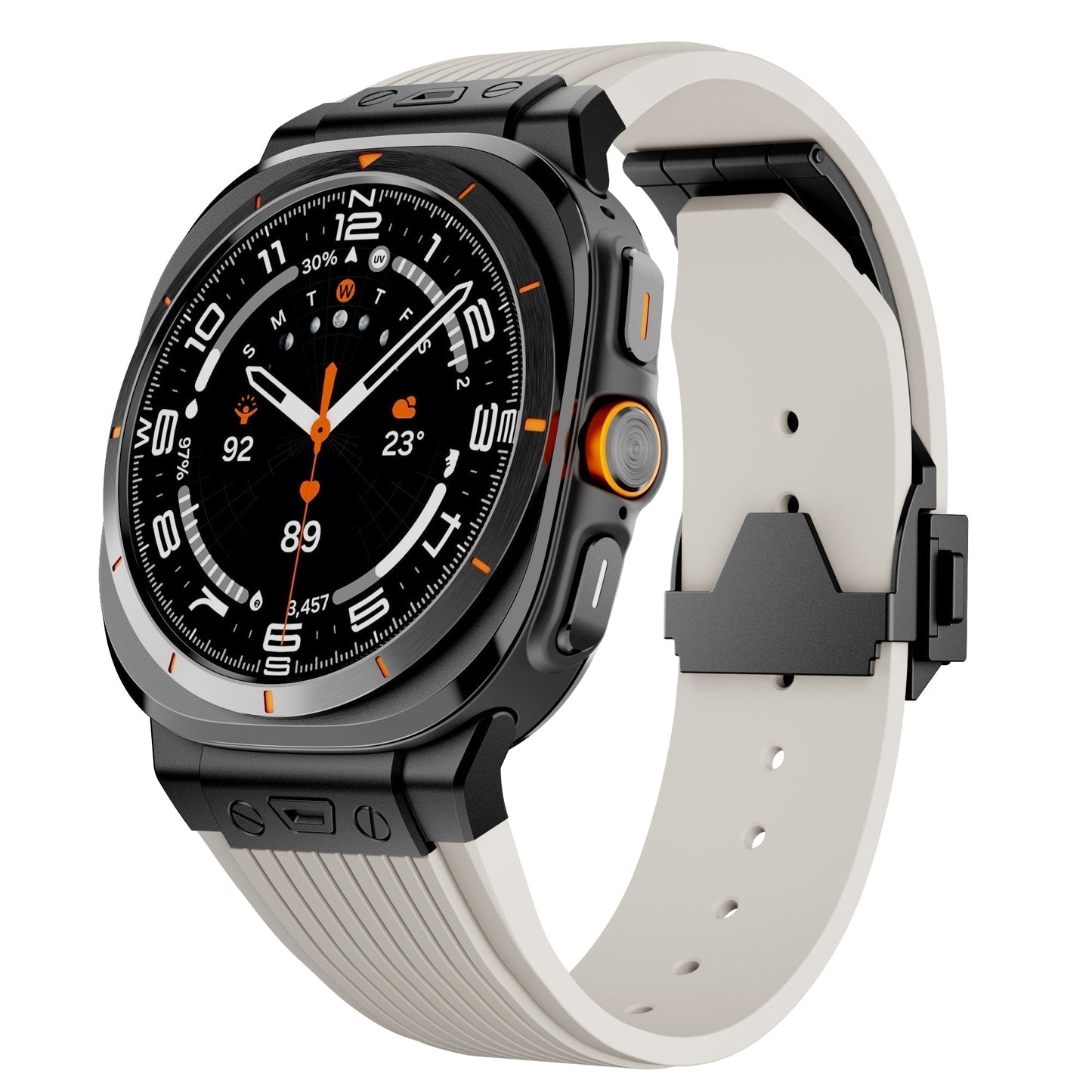 Durable Rubber Strap for Samsung Watch Ultra