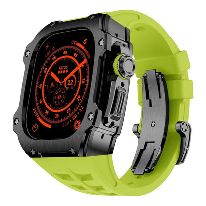 Durable Black Metal Cover for Apple Watch Ultra