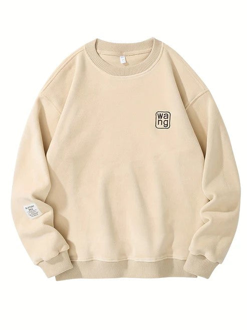 Comfortable Mens Graphic Crew Neck Sweatshirt - OutfitLondon