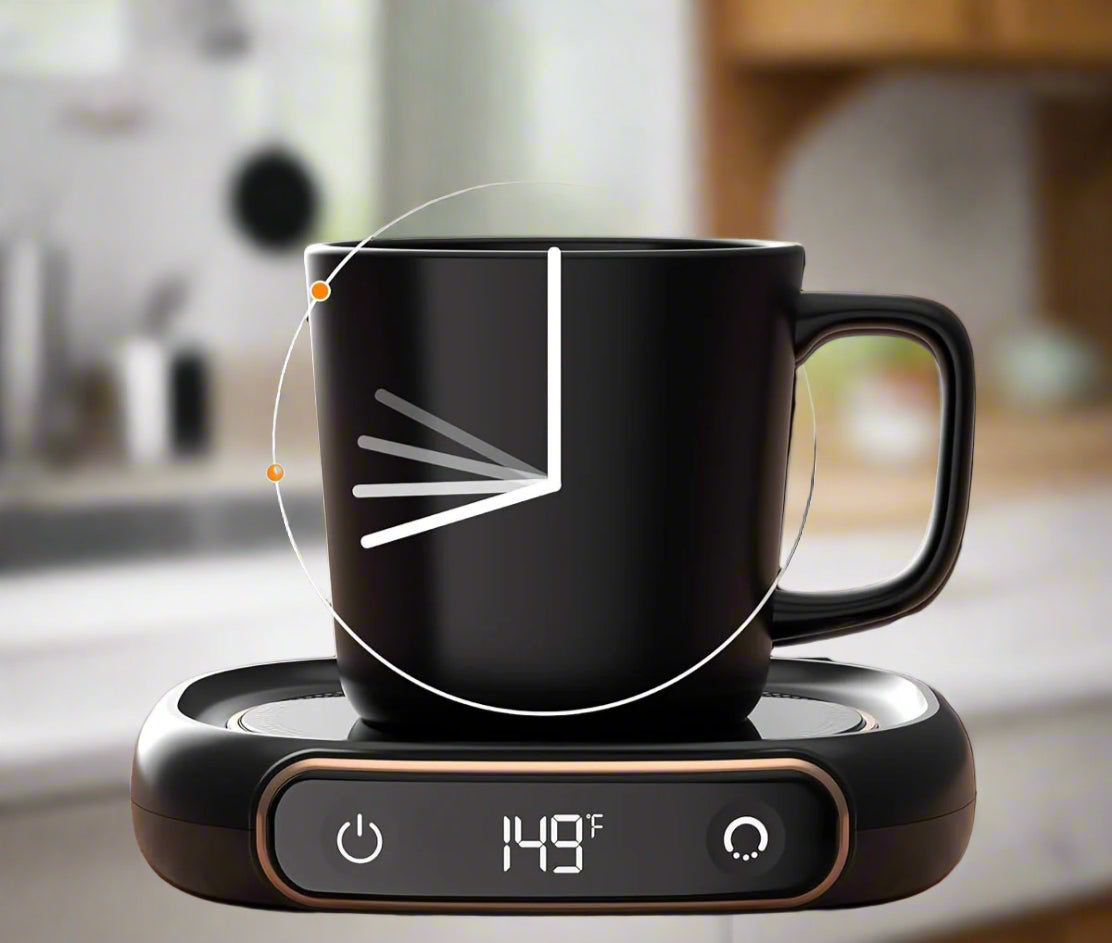 Portable Electric Coffee Warmer with Auto Shut Off