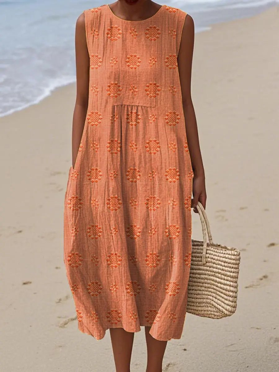 Chic Summer Cotton Shift Dress