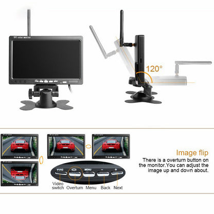Trailer Truck RV Wireless Backup Camera System