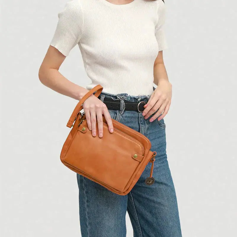 Authentic Leather Cross Body Purse