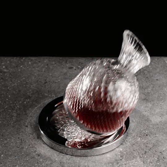 Luxury Swivel Wine and Spirits Decanter
