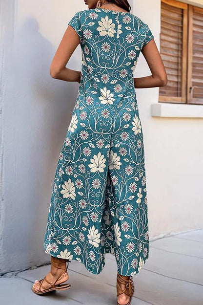 Classic Flower Pattern Comfortable Romper Suit