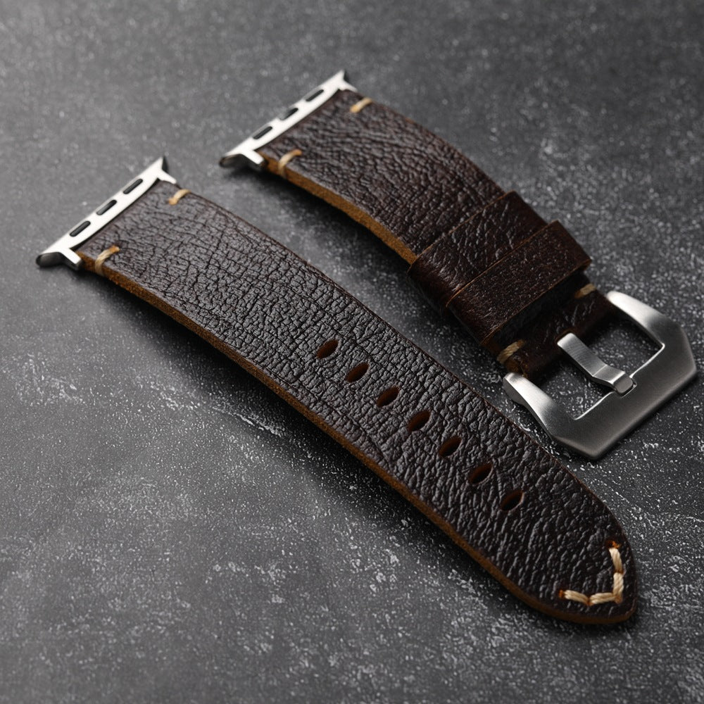 Genuine Brown Strap for Apple Watch - OutfitLondon