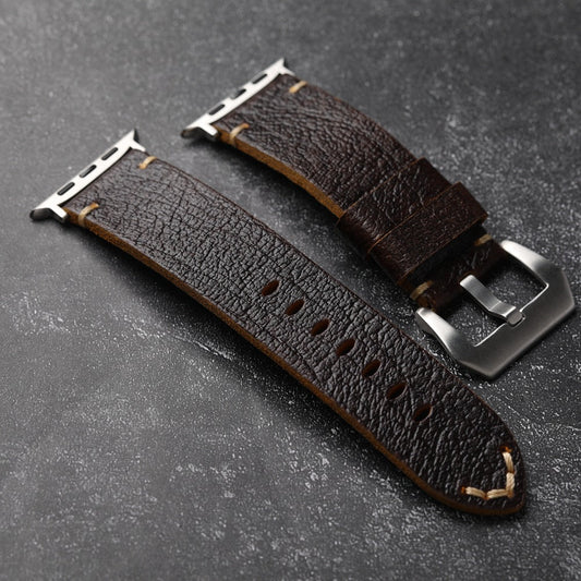 Genuine Brown Strap for Apple Watch - OutfitLondon