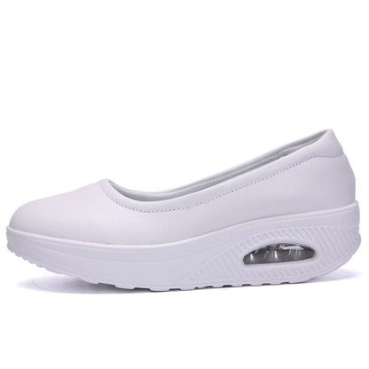 Nurse Walking Shoes For Women Height Increase Slip-ons