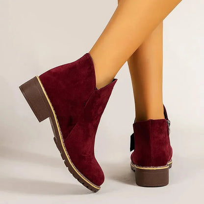 Orthopedic Women Arch Support Warm Suede Ankle Boots
