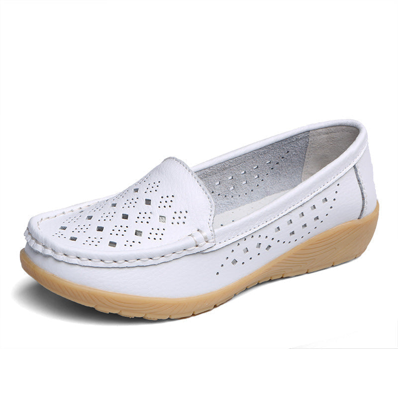 Slip On Loafers Casual Hollowed Out.Women Shoes
