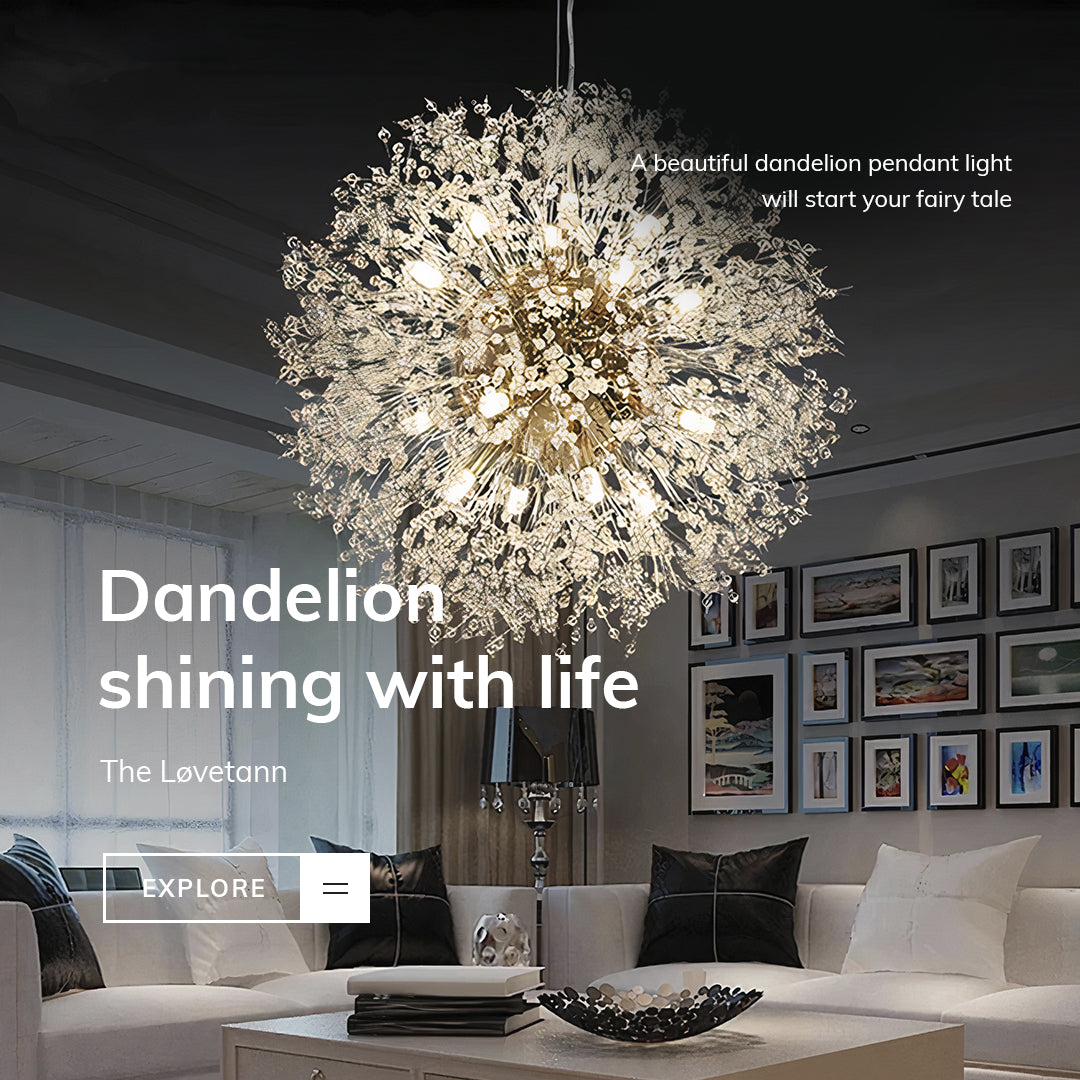 Beautiful Hanging Flower Pendant Light Fixture - OutfitLondon