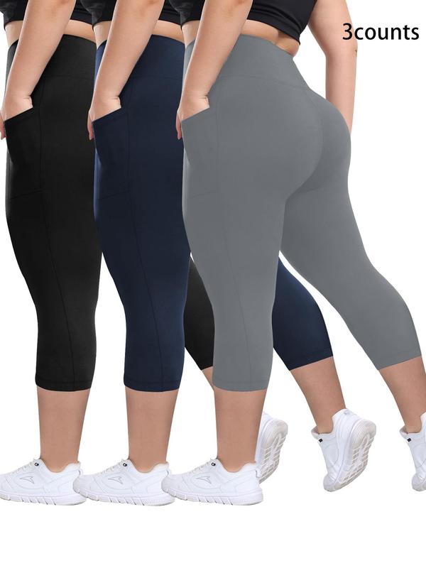 Comfortable 3-Pack Yoga Capris