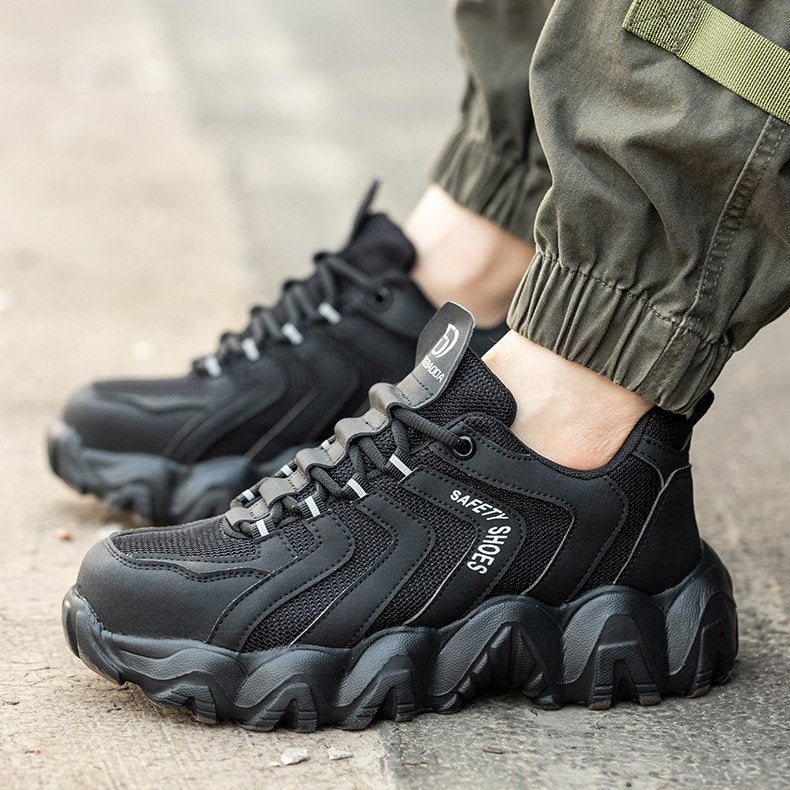 Unisex Orthopedic Shoes Indestructible Solid Sole Reflective Safety Sneakers