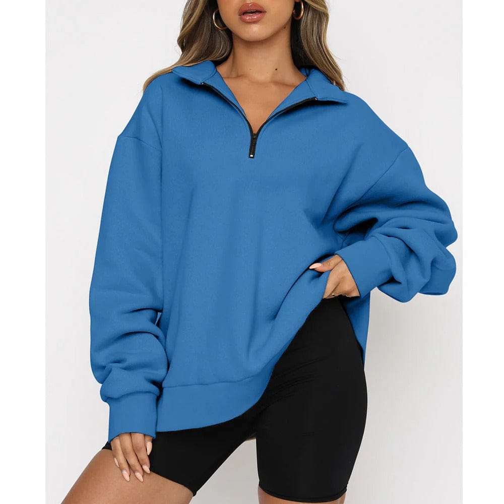 Cozy Fleece Lined Winter Sweatshirt - OutfitLondon