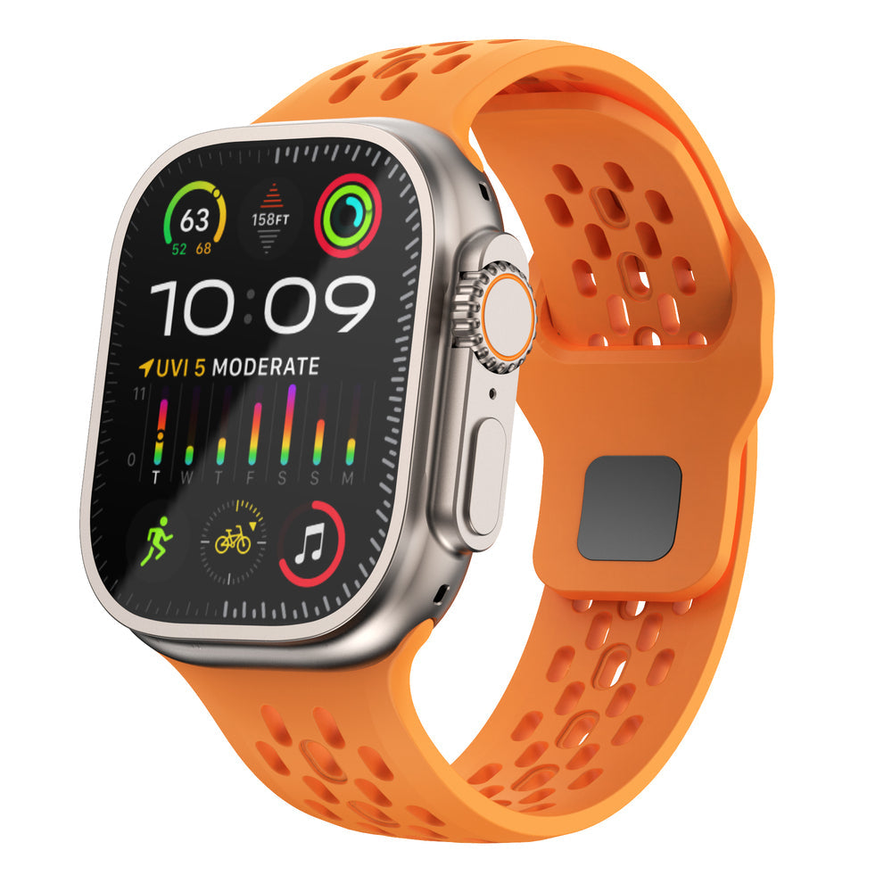Comfortable Elastic Apple Watch Silicone Strap