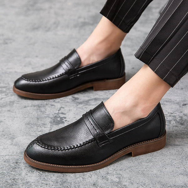 Men’s Loafer Shoes – Genuine Leather – Slip-On – Penny Strap – Smart Casual Fit