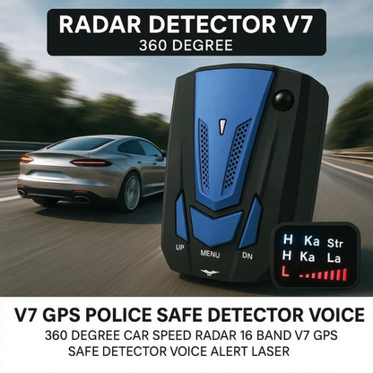 Radar Detector – Flash Speed Camera Detector with Precision Long-Range Detection for Safe Driving