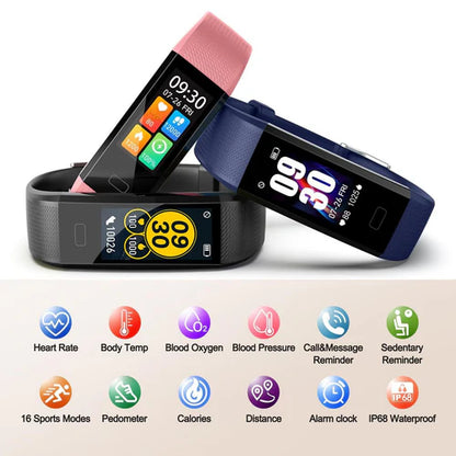 Blood Pressure and Heart Rate Monitor Smart Watch