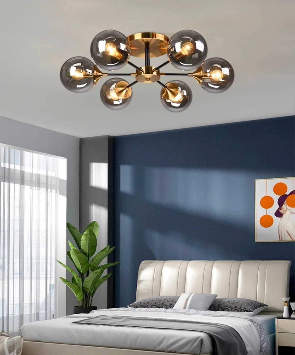 Stylish Emerald Hanging Lamp