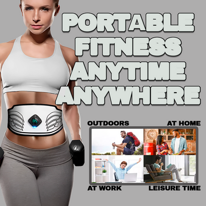 Belly Fat Reduction Massage Belt – EMS Abdominal Vibration Belt for Slimming & Toning