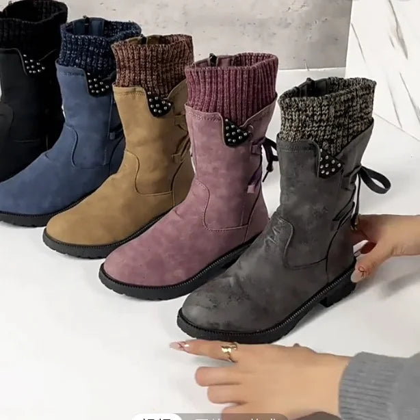 Warm Insulated Rain Boots for Women