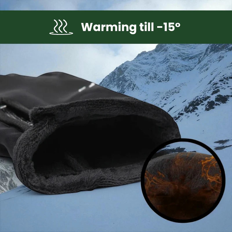 Waterproof Winter Gloves with Touchscreen Control
