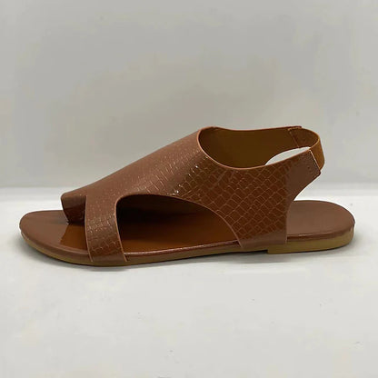Women's Orthopedic Flat Heel Sandals with Bunion