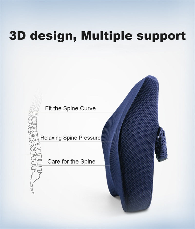 Upgraded Orthopedic Memory Foam Seat Cushion