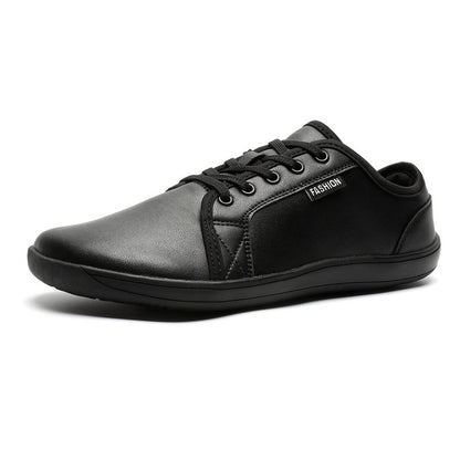 Zero Drop Leather Shoes Barefoot Sneakers