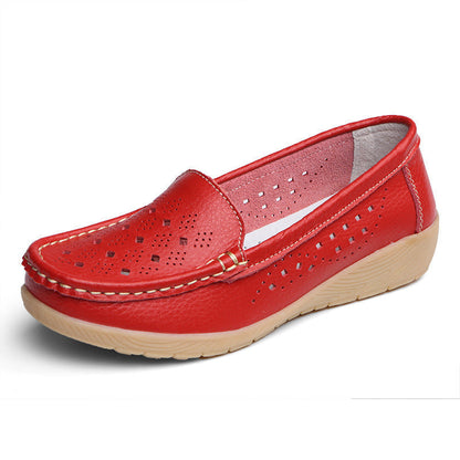Slip On Loafers Casual Hollowed Out.Women Shoes