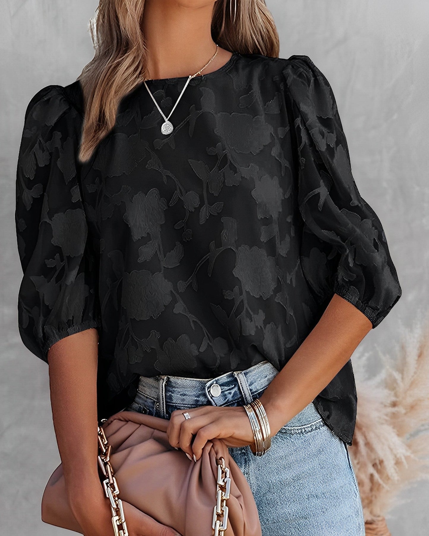 Women's Elegant Bell Sleeve Shirt