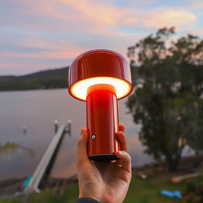 LED Creative Mushroom Rechargeable Table Lamp
