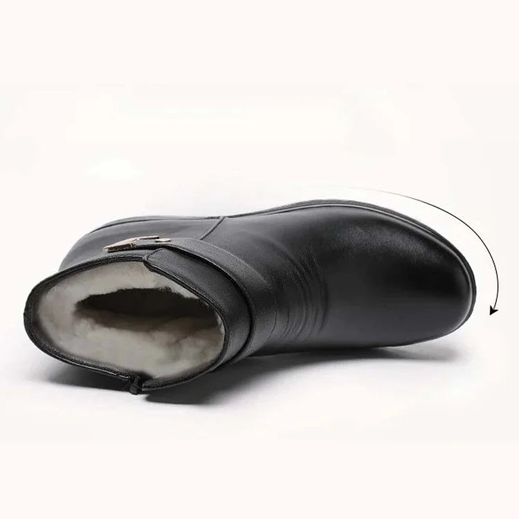 Warm Fuzzy Ankle Boots for Women