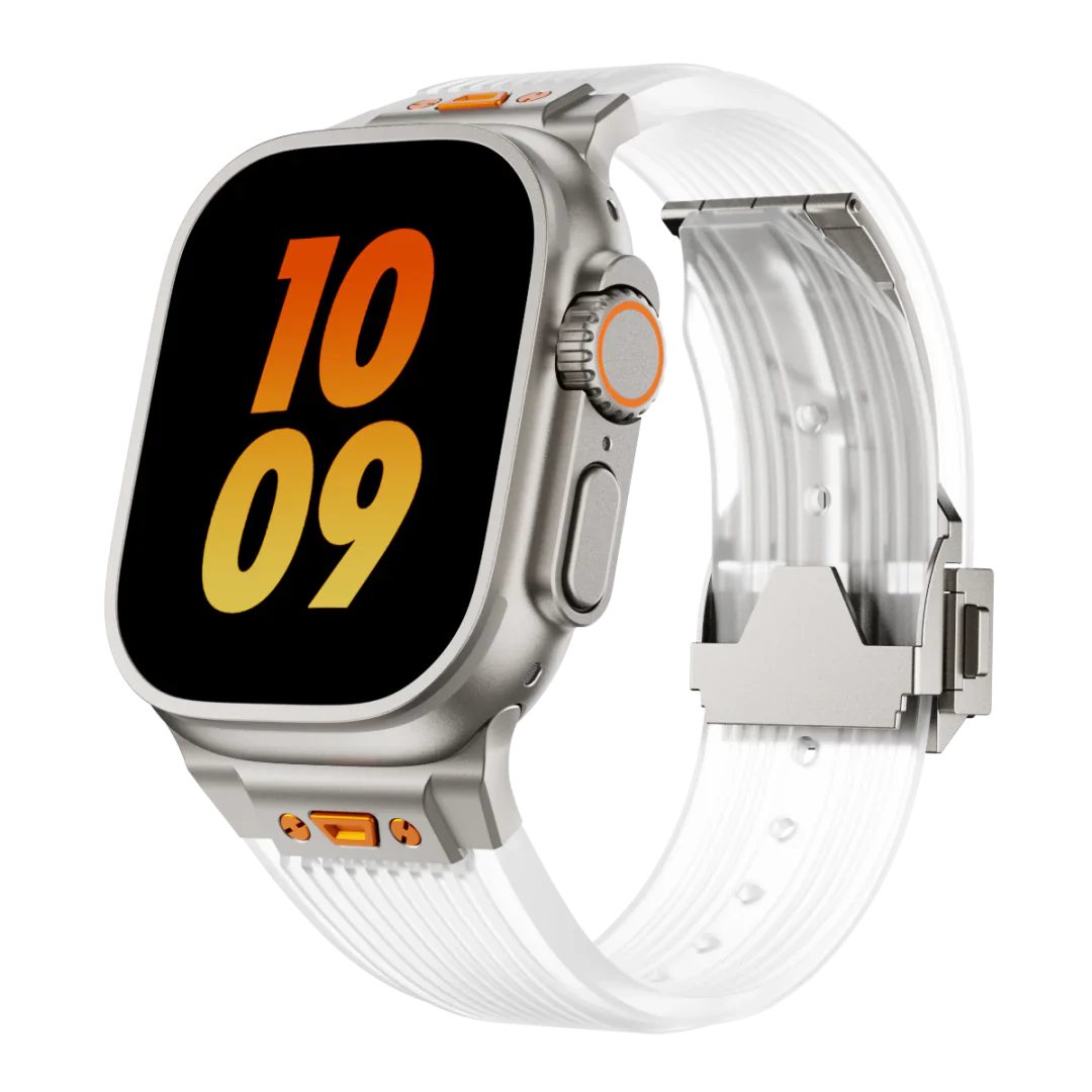 Clear Gel Apple Watch Band