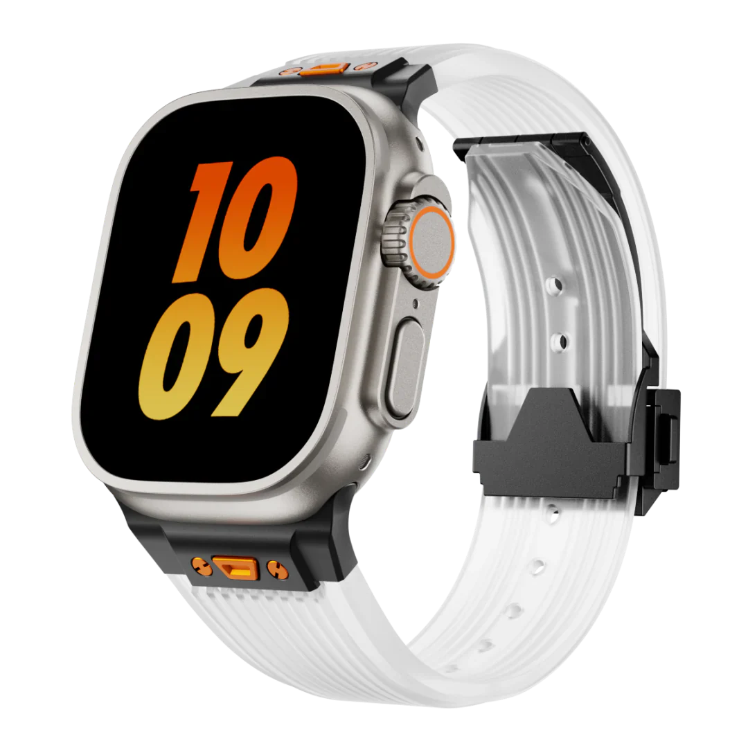 Clear Gel Apple Watch Band