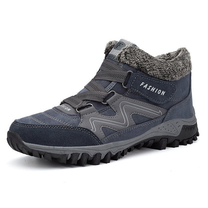 Orthopedic Shoes Anti-collision Velcro Hiking Ankle Sneakers Suede Outdoor