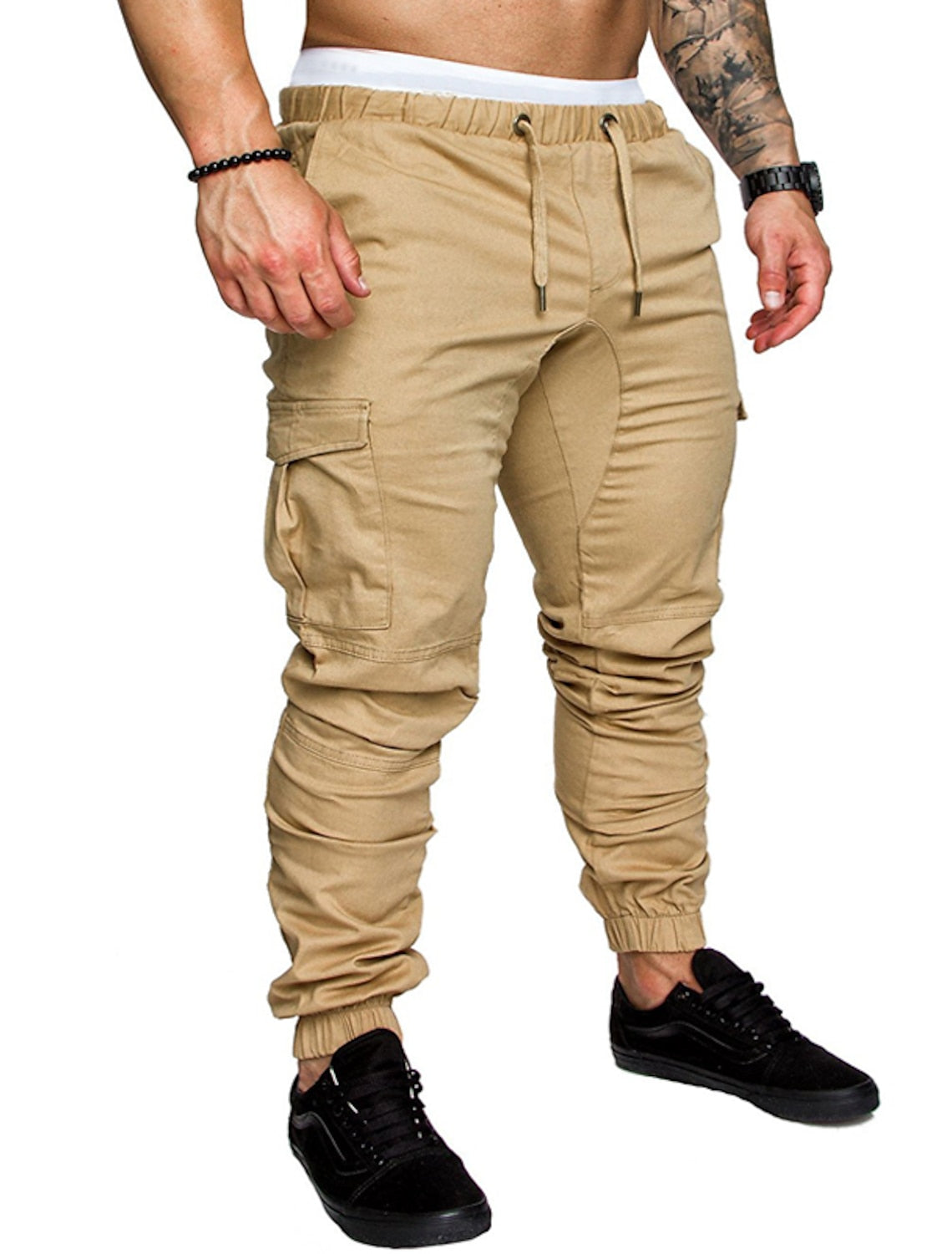 Men's Cargo Pants Trousers Multiple Pockets