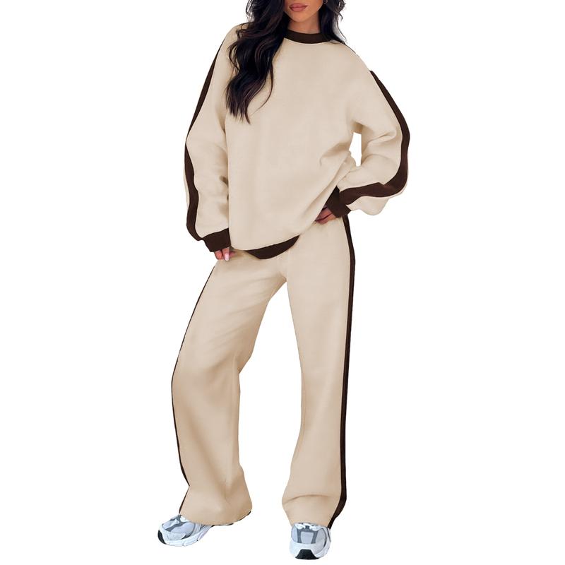 Soft Cozy Loungewear Set Sweatshirt and Jogger Pants