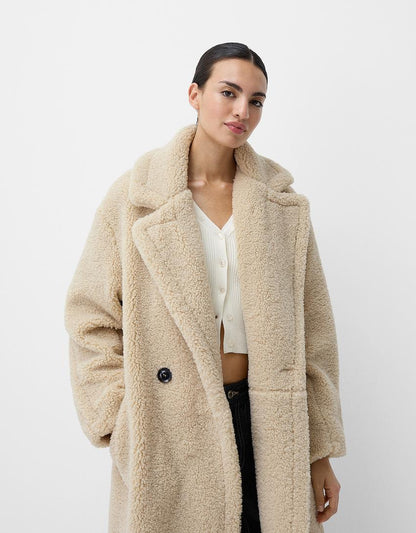 Cozy Plus Size Faux Fur Winter Jacket - OutfitLondon