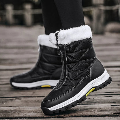 Warm Waterproof Insulated Snow Boots for Women