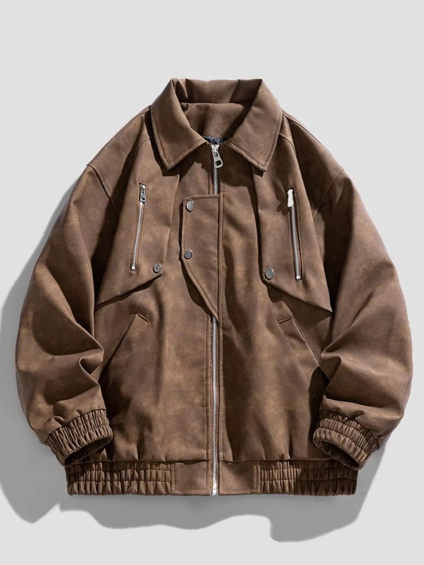 Large Size Zip Up Coat